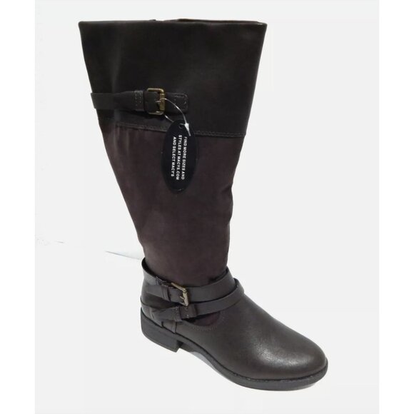 STYLE & CO ASHLIE CHOCOLATE WOMEN BOOTS SIZE 5 - Picture 2 of 5